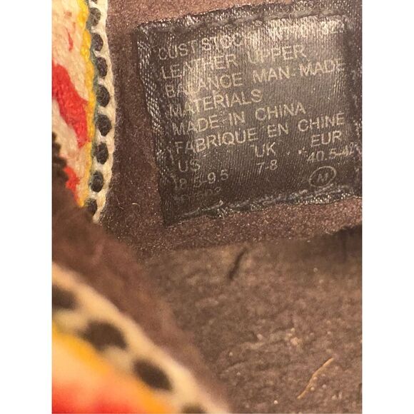 Woolrich Moccasin Slippers Women Size‎ 8.5-9.5 Brown Leather Shearling - Picture 9 of 11